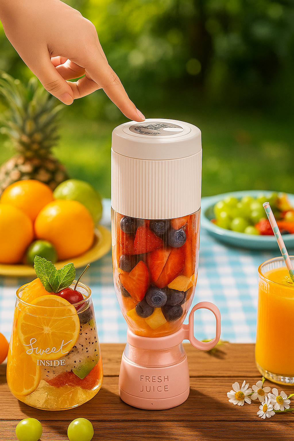 Electric Portable Mini Juicer Bottle