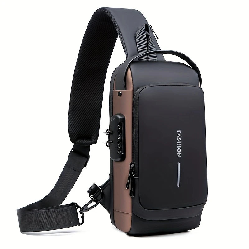 Anti-Theft Men's Sling Backpack