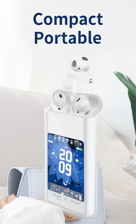 SmartPod Pro – 3-in-1 Wireless Earbuds with Touchscreen & Power Bank