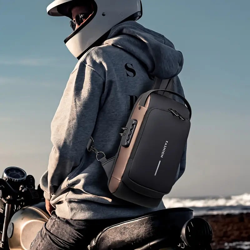 Anti-Theft Men's Sling Backpack